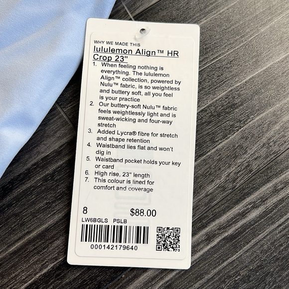 Lululemon Align HR crop 23 - Picture 7 of 8